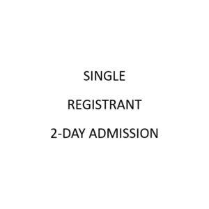 Single Registrant 2-Day