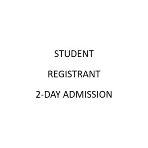 Student 2-Day Registration