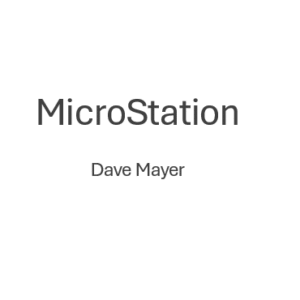 Workshop: Customized of the MicroStation User Interface