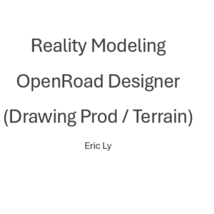 Workshop: Create, manage and share reality data to 3rd party GIS software using iTwin Capture Manage & Extra & Orbit Cloud